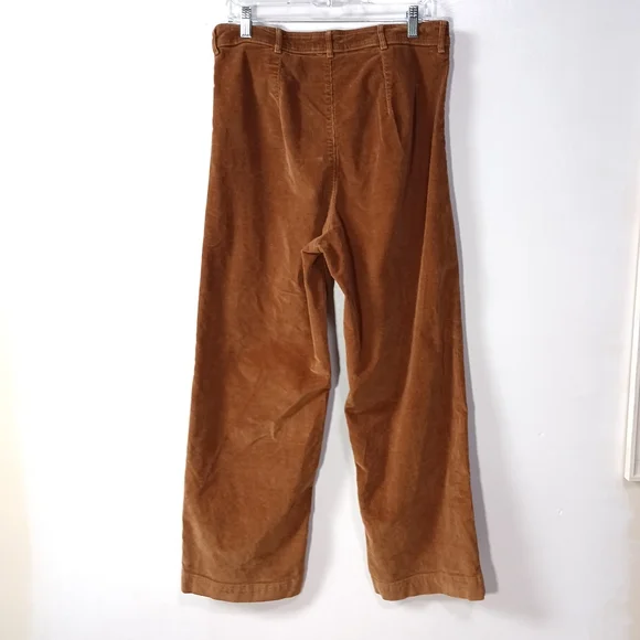 Everlane Wide Leg Corduroy Pants in Brown - Picture 2 of 5